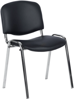 Посетителски стол Carmen 1135-1 LUX - черен N