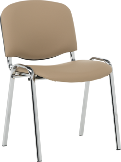 Посетителски стол Carmen 1135-1 LUX - бежов N