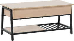 Холна маса с повдигащ механизъм DALLAS - дъб сонома