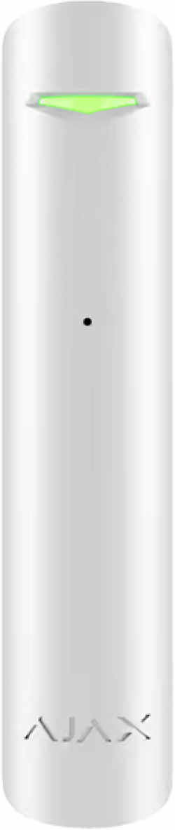  Детектор с микрофон за счупване на стъкло Ajax Glass Protect - бял