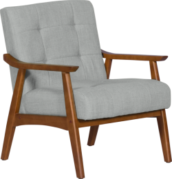 Кресло LEO - орех - сив