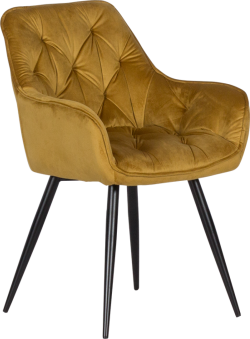 Трапезен стол LATINA - жълт