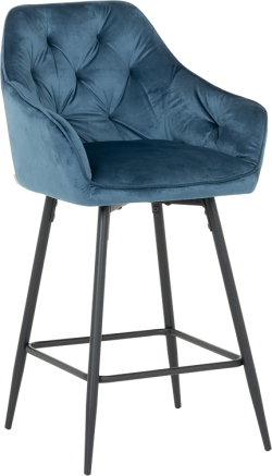 Бар стол LAZIO - син