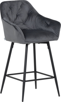 Бар стол LAZIO - тъмносив