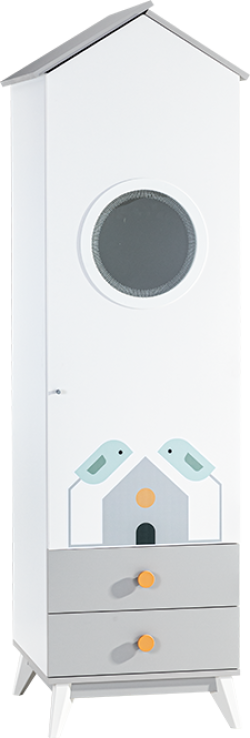 Еднокрилен гардероб къщичка BIRD HOUSE