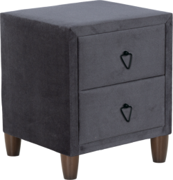 Нощно шкафче за спалня STRESS ZERO - антрацит 14