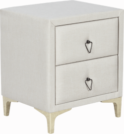 Нощно шкафче за спалня SCARLET - крем