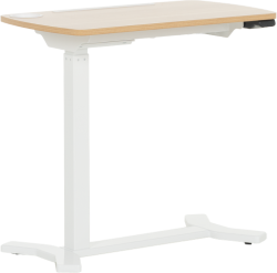 Подвижна регулируема маса за лаптоп Carmen CR-025 - бук / бял