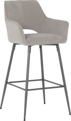 Бар стол TELFORD 2 - светлосив MJ 3