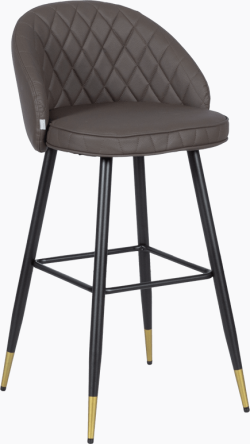 Бар стол 3089 - кафяв