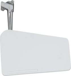 Масичка Carmen 308 за посетителски столове 1702-1703/1705-1710 - бяла