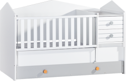 Бебешка кошара и детско легло 2в1 BIRD HOUSE 70 x 170