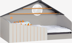 Детско легло къща Монтесори BREDA 100 x 200