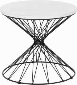 Помощна холна маса HENAN - бяла