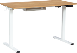 Бюро Ергономично регулируемо бюро Carmen CR- 4825 - бук-бял