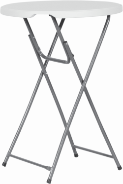 Сгъваемa кетъринг бар маса Carmen 9938 - бяла