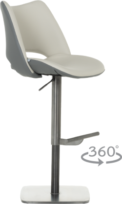 Бар стол MARIRA 2 - светлосив BG