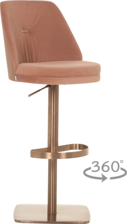 Бар стол HAUNA - розов RG