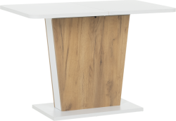 Разтегателна трапезна маса CALYPSO T - дъб вотан / бял