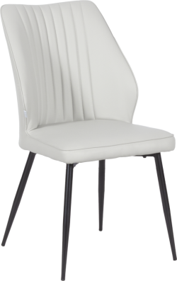 Трапезен стол LAREDO Y еко кожа - светлосив 29