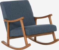 Люлеещ стол PEDRO - орех - син