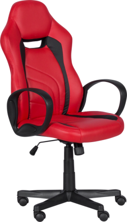 Геймърски стол Carmen 7525 R - червено - черно