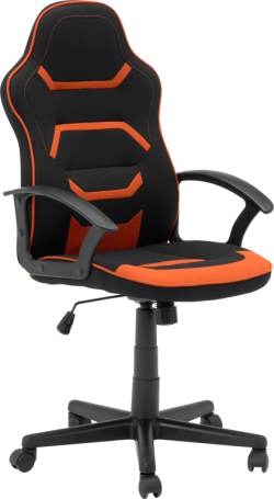 Геймърски стол Carmen 6309 - черен - оранжев