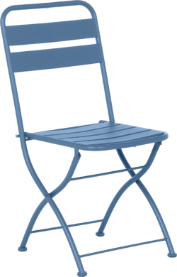 Сгъваем кетъринг стол YOM - тъмносин