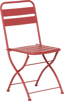 Сгъваем кетъринг стол YOM - червен