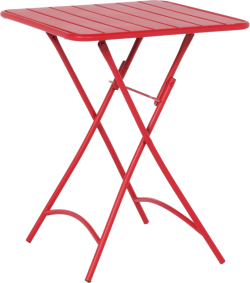 Сгъваема кетъринг маса OKENE - червена