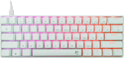 WHITE SHARK SHINOBI-2-W-US-RED.SW :: Клавиатура, механична, GK-004211, червени клавиши, бяла