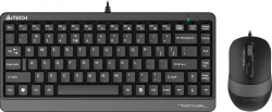 Клавиатура A4 F1110 FSTYLER USB DESKT GRY