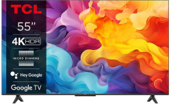 Телевизор Телевизор TCL 55P61B 4K Ultra HD LED Smart TV Google TV, 55" 139 см