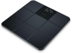  Кантар Beurer GS 235 Black Glass bathroom scale non-slip surface