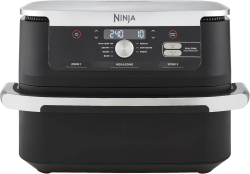  Фритюрник с горещ въздух Ninja AF500EU 2470W 10.4 L, Двузонов, Черен