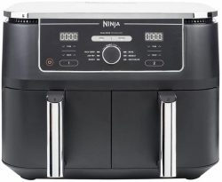 Фритюрник с горещ въздух NINJA AF400, Двузонов, Черен