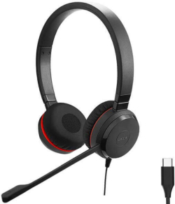  Jabra Evolve 20 SE Stereo MS USB C/A жична слушалка