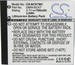 Аксесоар за фотоапарат Батерия за камера Panasonic Lumix DMC-S3 3.7V 700 mAh DMW-BCK7 Cameron Sino