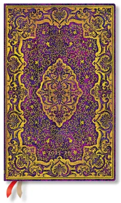  Paperblanks Планер Picaresque, Maxi, вертикален, твърда корица, 104 листа, за 2025-2026 година