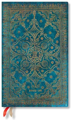  Paperblanks Планер Azure, Maxi, вертикален, мека корица, 112 листа, за 2025-2026 година