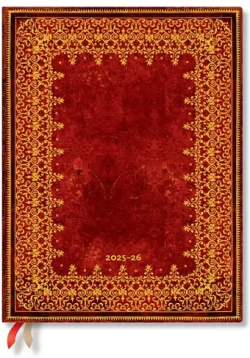  Paperblanks Планер Foiled, Ultra, вертикален, мека корица, 112 листа, за 2025-2026 година