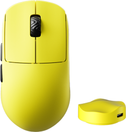 Scyrox професионална геймърска мишка V8 Yellow - Wireless Gaming Mouse - 8K Polling Rate, жълта