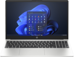 Лаптоп HP 255 G10 Turbo silver, AMD Ryzen 5 7530U, 512GB PCIe SSD, 8GB DDR4, 15.6" FHD AG 1920x1080