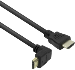  ACT HDMI M/M кабел с един ъглов конектор, 1.0M