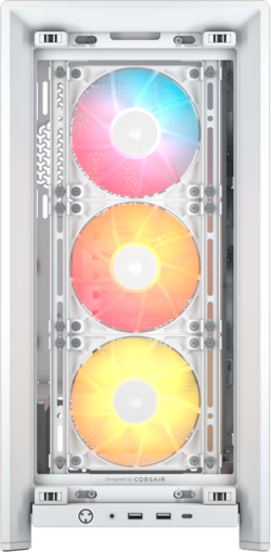 Кутия Corsair FRAME 4000D RS ARGB Mid-Tower, White