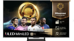 Телевизор Hisense 65"U7Q Pro, 4K Ultra HD 3840x2160, ULED, FALD, Quantum Dot, 165Hz, IPS, HDR 10+, HLG, Dolby Vision IQ