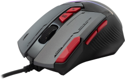  SBOX MANTA-G :: Мишка, Baracuda, 8D, USB, BGM-041, MANTA, 12.800 dpi, сив