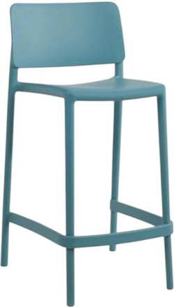 Бар стол RFG Joy S, пластмасов, 65 cm, син