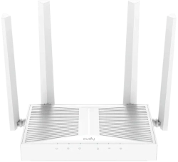 Безжичен рутер CUDY WR1300 - Двубандов AC1200, 300+867 Mbps, 5x10/100/1000, Бял