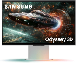 Геймърски 3D Монитор SAMSUNG Odyssey 3D G6 G90XF - 27 IPS 4K UHD(3840x2160), 165Hz, 1ms